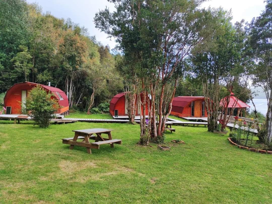 Eco Cabanas Wanderlust Puerto Puyuguapi Bagian luar foto
